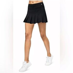 EleVen by Venus Williams Black Pleated Skort
